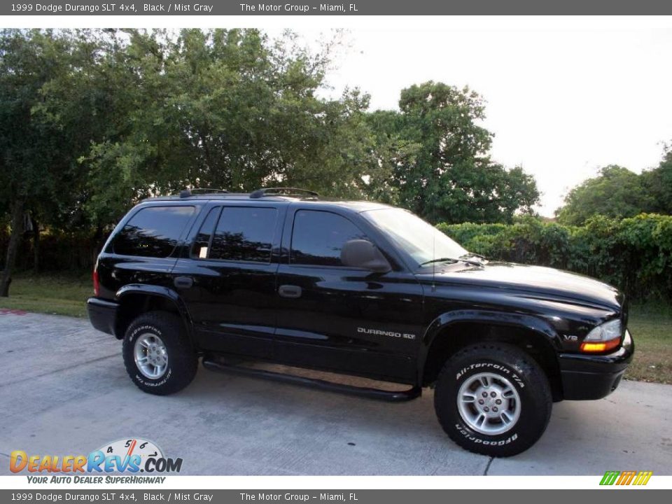 1999 Dodge Durango SLT 4x4 Black / Mist Gray Photo #16