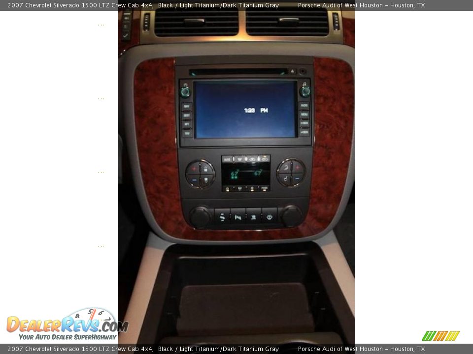 2007 Chevrolet Silverado 1500 LTZ Crew Cab 4x4 Black / Light Titanium/Dark Titanium Gray Photo #9