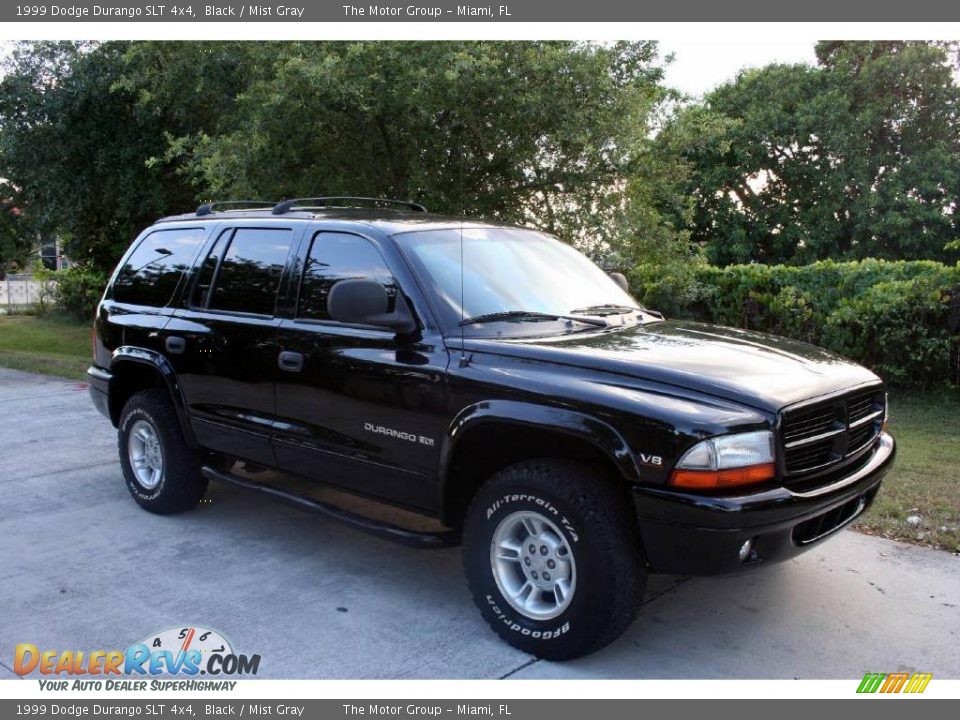 1999 Dodge Durango SLT 4x4 Black / Mist Gray Photo #17