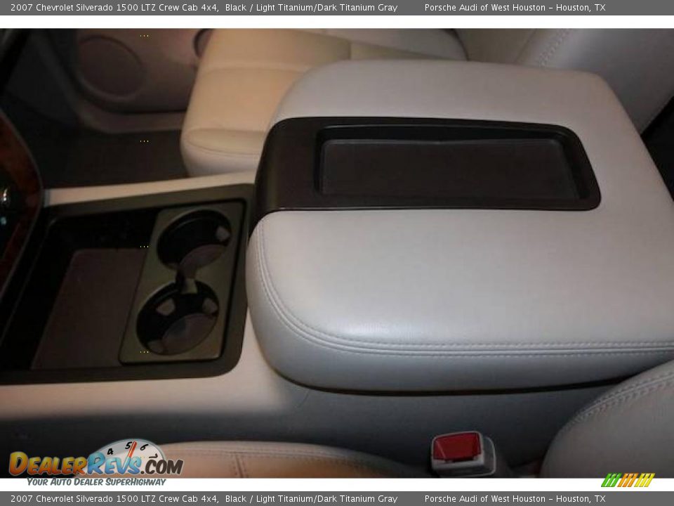 2007 Chevrolet Silverado 1500 LTZ Crew Cab 4x4 Black / Light Titanium/Dark Titanium Gray Photo #12