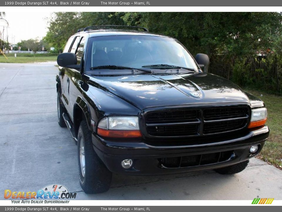 1999 Dodge Durango SLT 4x4 Black / Mist Gray Photo #19