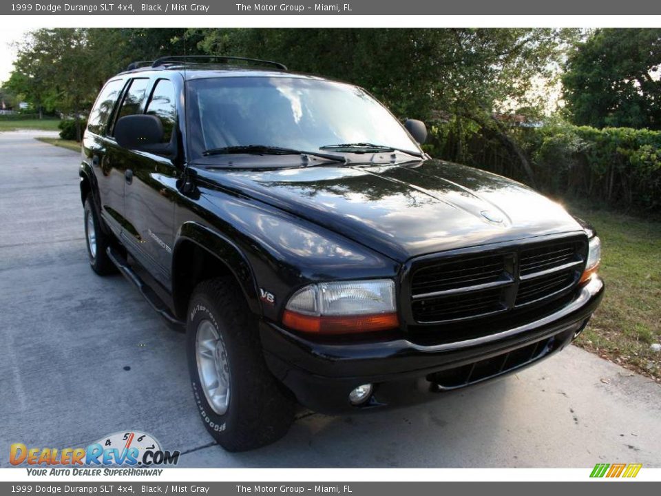 1999 Dodge Durango SLT 4x4 Black / Mist Gray Photo #21