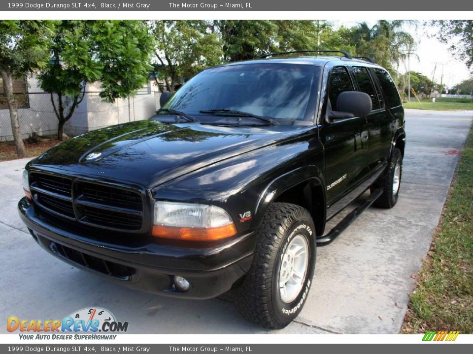 1999 Dodge Durango SLT 4x4 Black / Mist Gray Photo #22