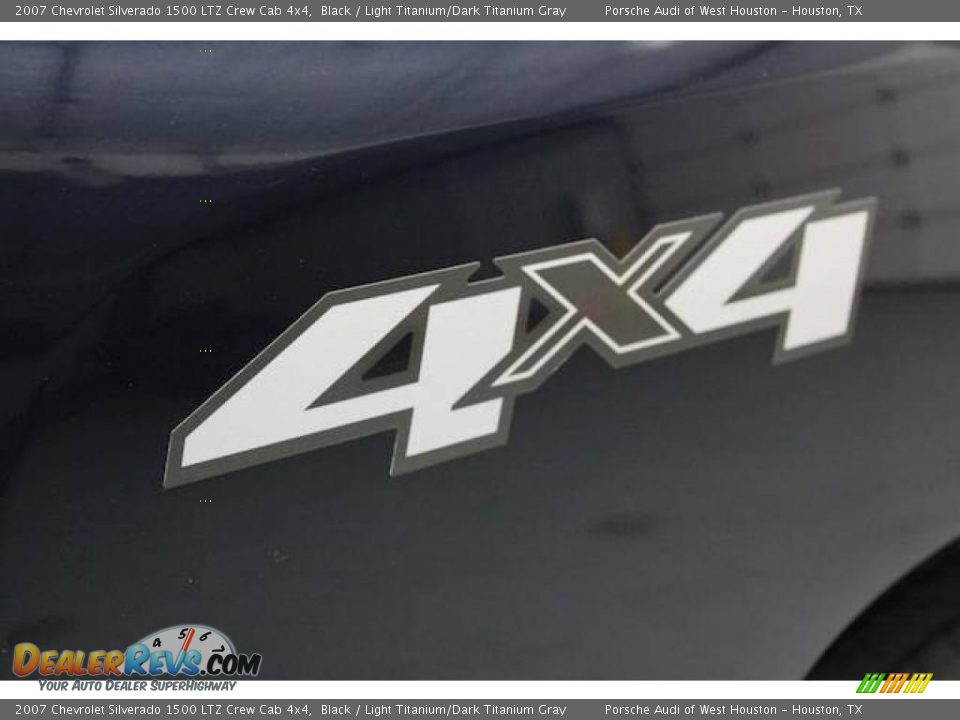 2007 Chevrolet Silverado 1500 LTZ Crew Cab 4x4 Black / Light Titanium/Dark Titanium Gray Photo #20