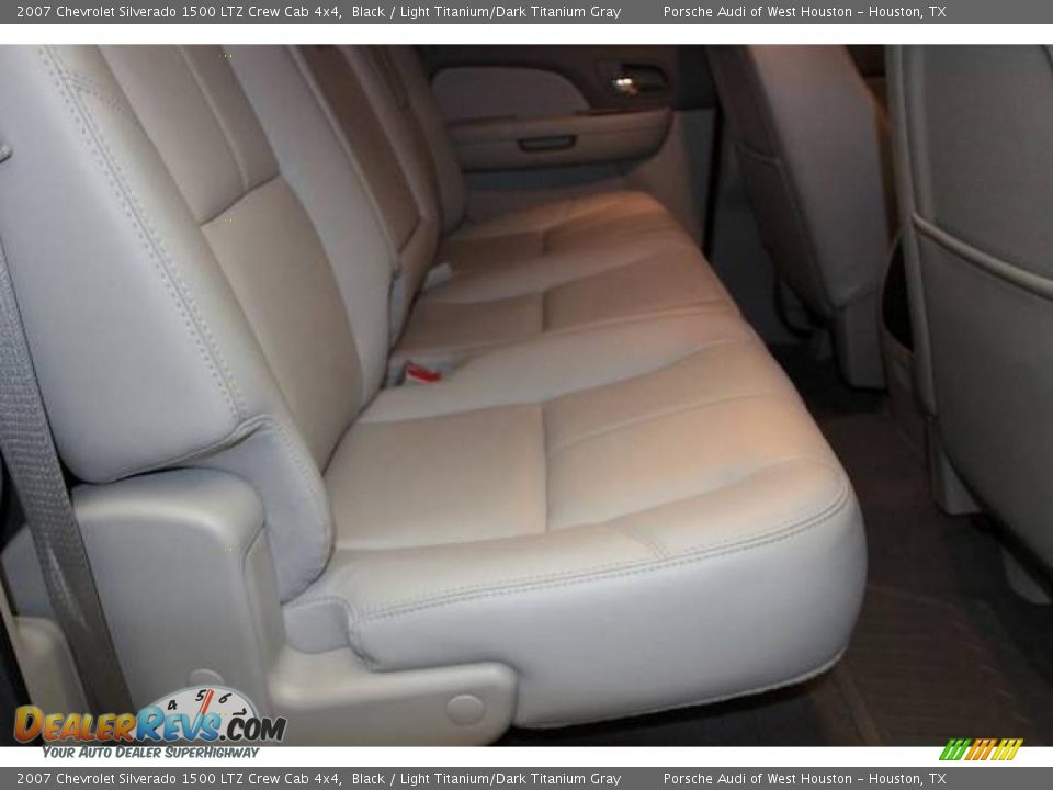 2007 Chevrolet Silverado 1500 LTZ Crew Cab 4x4 Black / Light Titanium/Dark Titanium Gray Photo #23