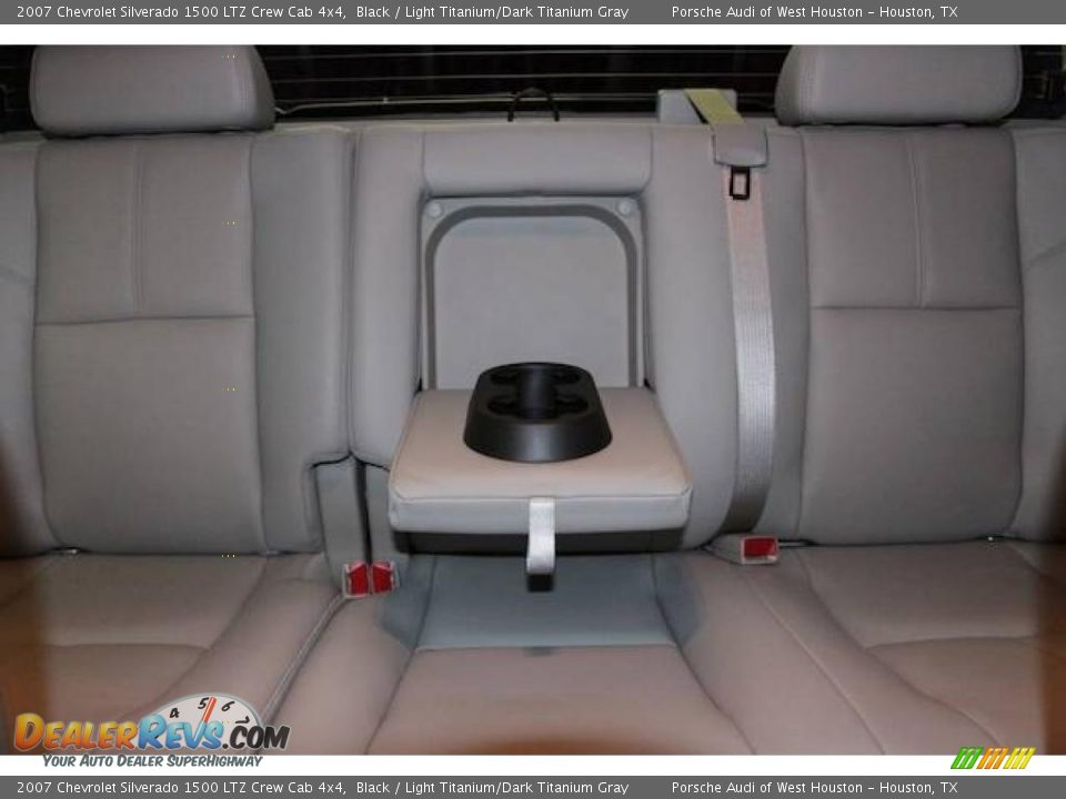 2007 Chevrolet Silverado 1500 LTZ Crew Cab 4x4 Black / Light Titanium/Dark Titanium Gray Photo #27