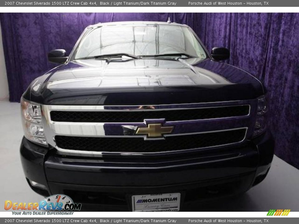 2007 Chevrolet Silverado 1500 LTZ Crew Cab 4x4 Black / Light Titanium/Dark Titanium Gray Photo #28