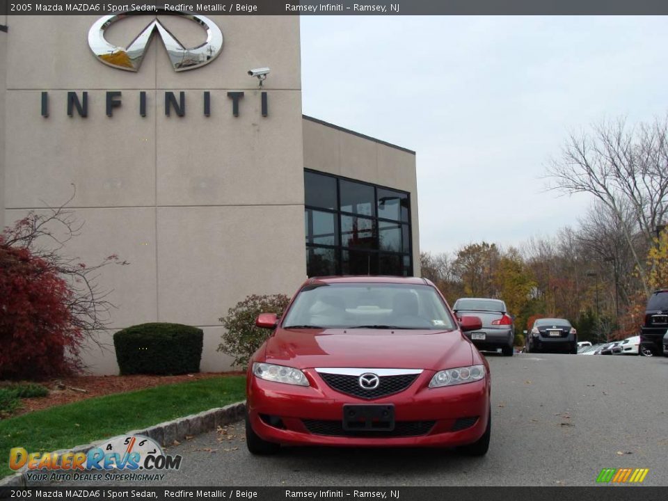 2005 Mazda MAZDA6 i Sport Sedan Redfire Metallic / Beige Photo #2