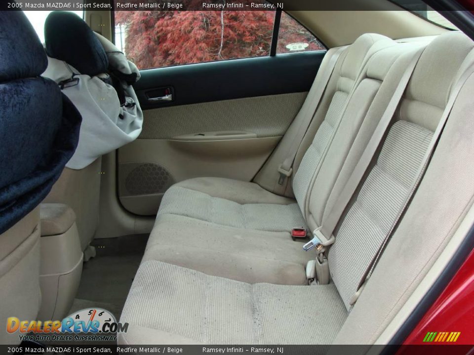 2005 Mazda MAZDA6 i Sport Sedan Redfire Metallic / Beige Photo #7