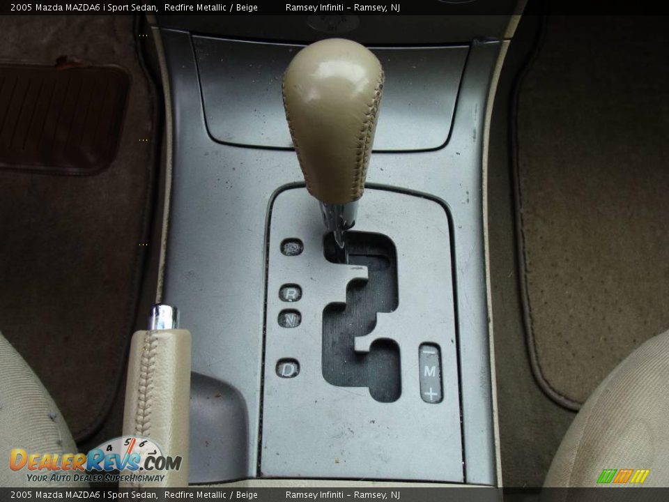 2005 Mazda MAZDA6 i Sport Sedan Redfire Metallic / Beige Photo #13