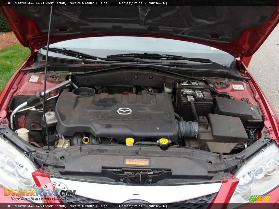 2005 Mazda MAZDA6 i Sport Sedan Redfire Metallic / Beige Photo #14