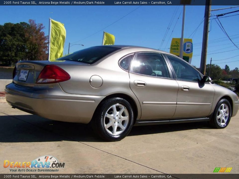 2005 Ford Taurus SEL Arizona Beige Metallic / Medium/Dark Pebble Photo #5