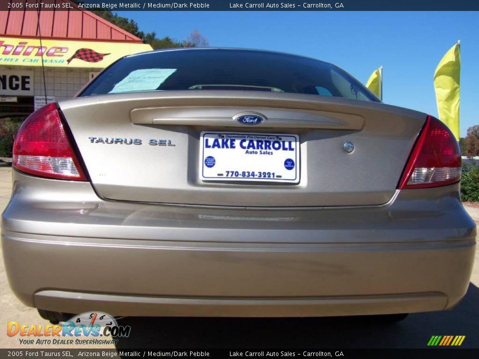 2005 Ford Taurus SEL Arizona Beige Metallic / Medium/Dark Pebble Photo #8