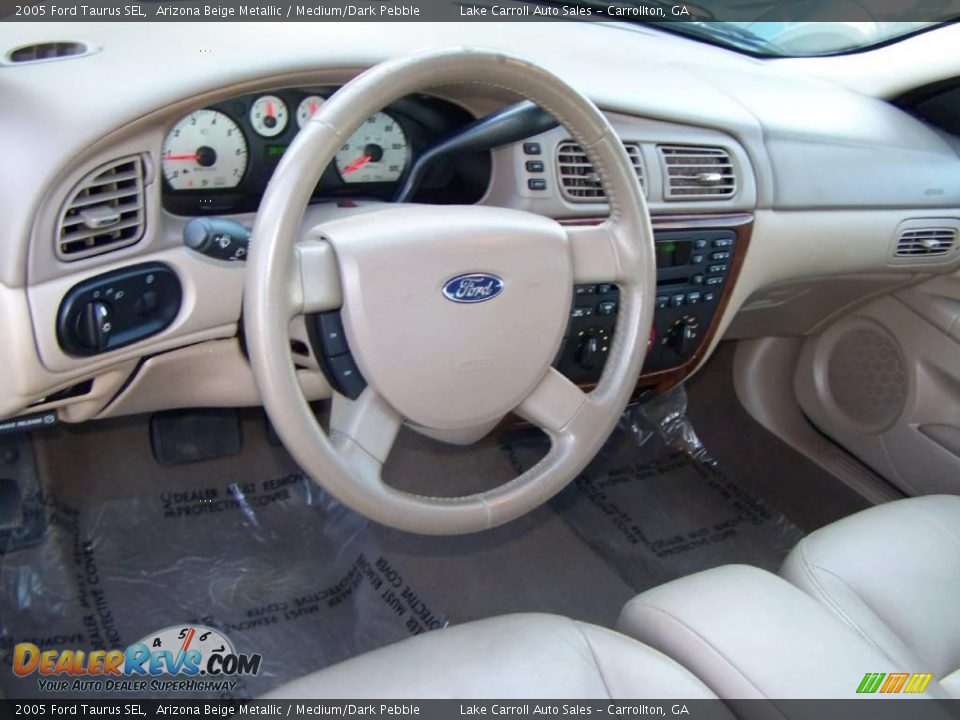 2005 Ford Taurus SEL Arizona Beige Metallic / Medium/Dark Pebble Photo #9