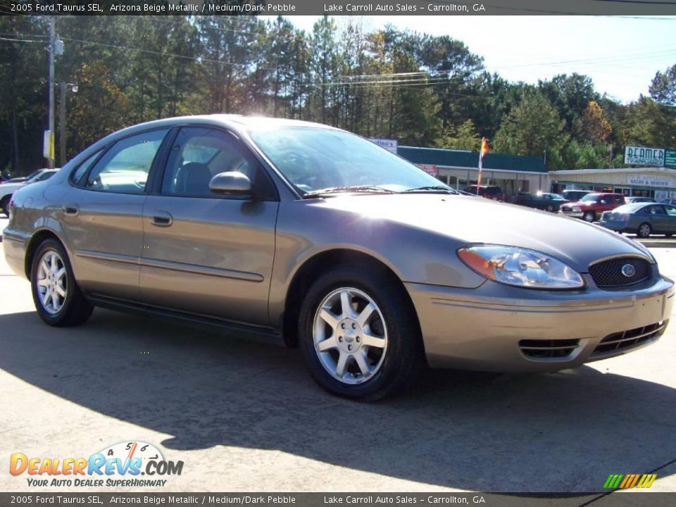 2005 Ford Taurus SEL Arizona Beige Metallic / Medium/Dark Pebble Photo #29
