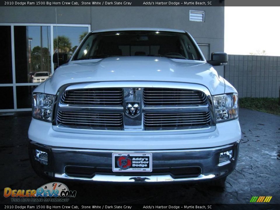 2010 Dodge Ram 1500 Big Horn Crew Cab Stone White / Dark Slate Gray Photo #2