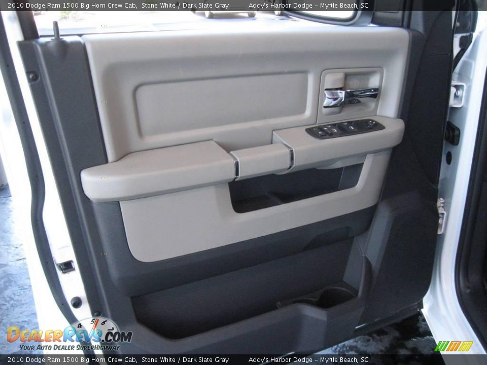 2010 Dodge Ram 1500 Big Horn Crew Cab Stone White / Dark Slate Gray Photo #14