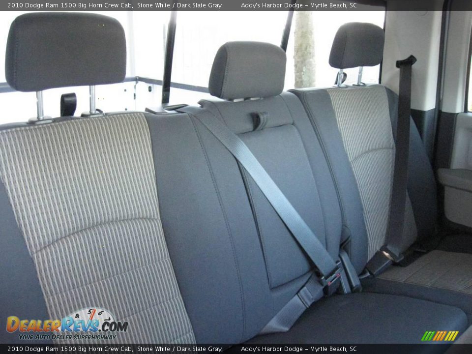 2010 Dodge Ram 1500 Big Horn Crew Cab Stone White / Dark Slate Gray Photo #16