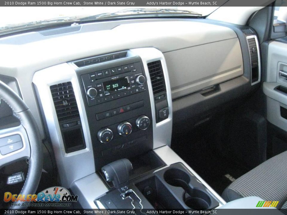 2010 Dodge Ram 1500 Big Horn Crew Cab Stone White / Dark Slate Gray Photo #19