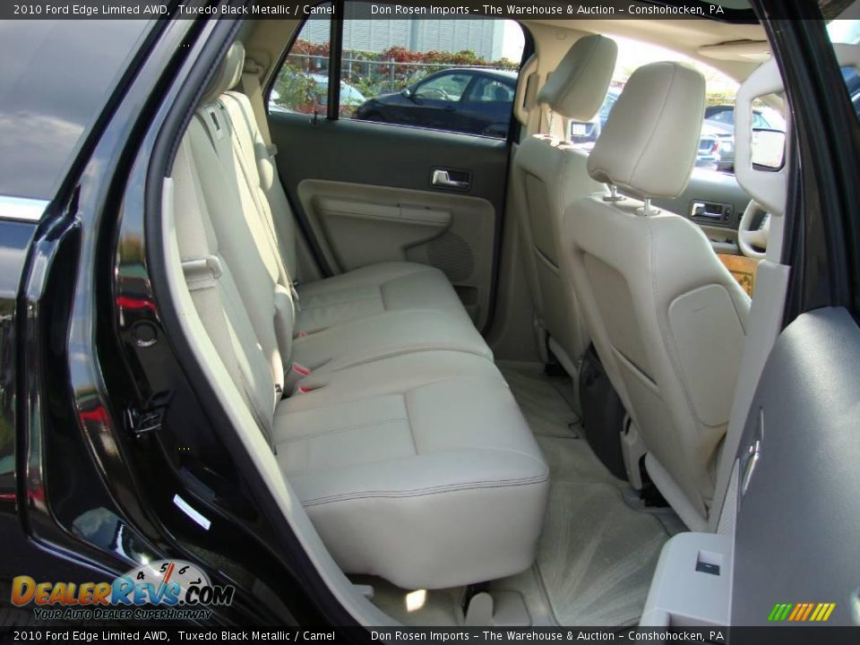 2010 Ford Edge Limited AWD Tuxedo Black Metallic / Camel Photo #20