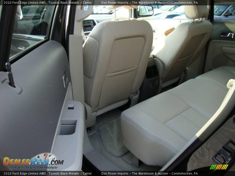 2010 Ford Edge Limited AWD Tuxedo Black Metallic / Camel Photo #21