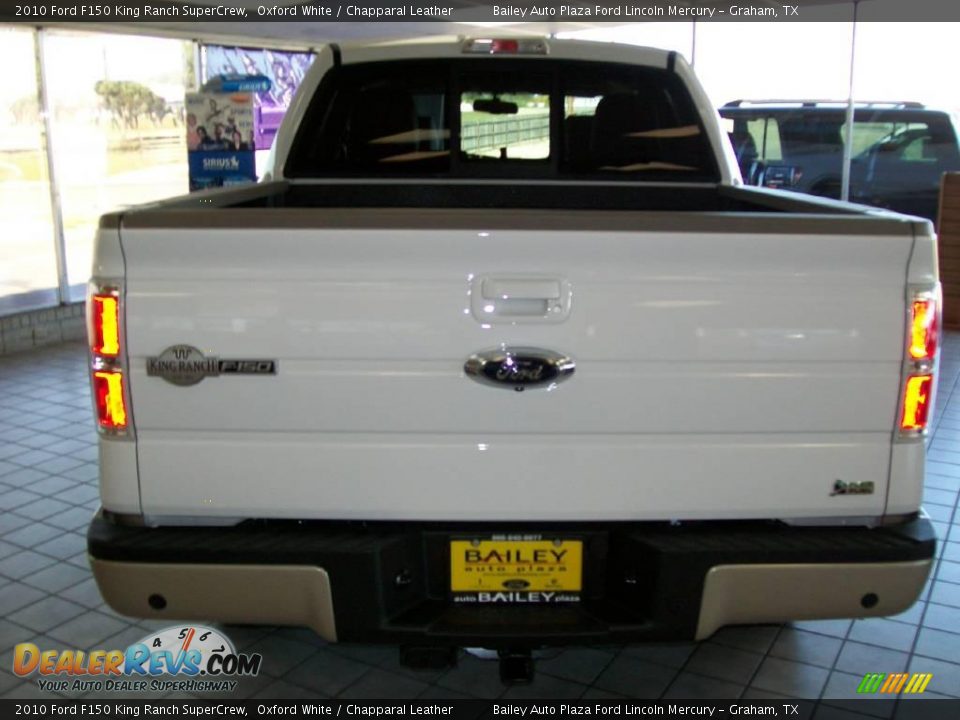 2010 Ford F150 King Ranch SuperCrew Oxford White / Chapparal Leather Photo #5