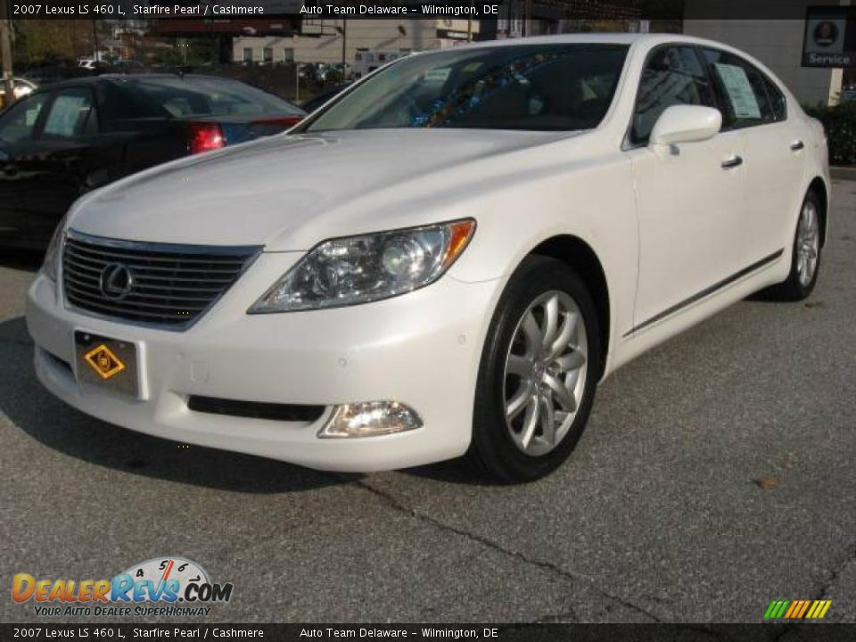 2007 Lexus LS 460 L Starfire Pearl / Cashmere Photo #2