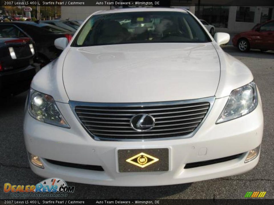 2007 Lexus LS 460 L Starfire Pearl / Cashmere Photo #3