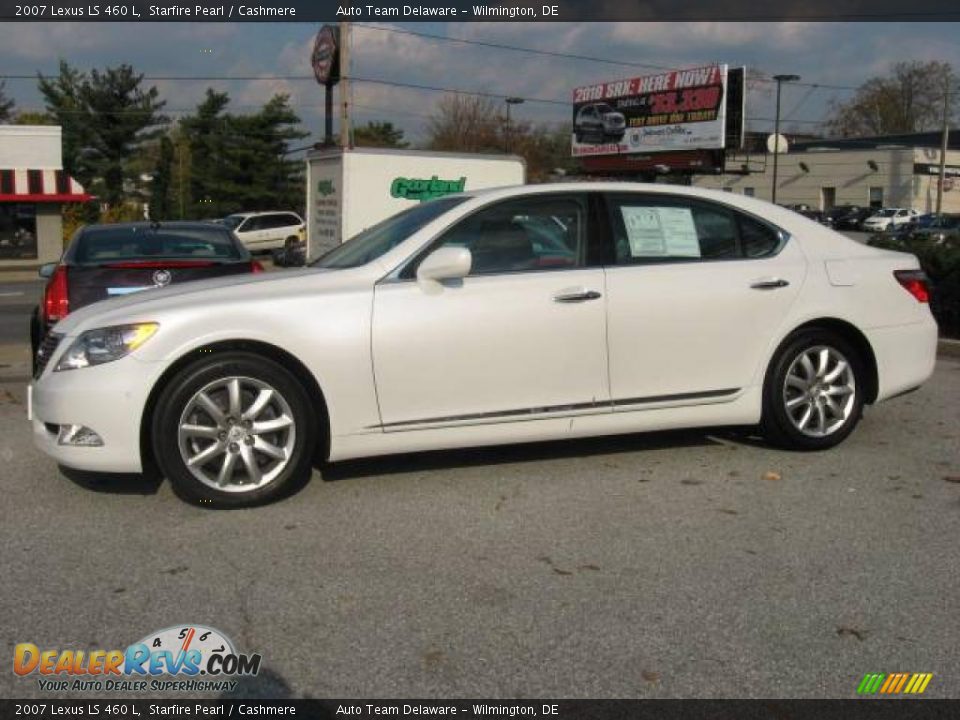2007 Lexus LS 460 L Starfire Pearl / Cashmere Photo #4