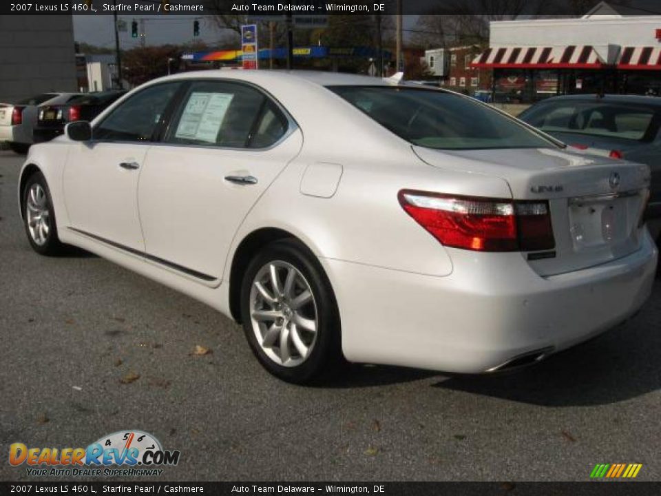 2007 Lexus LS 460 L Starfire Pearl / Cashmere Photo #5
