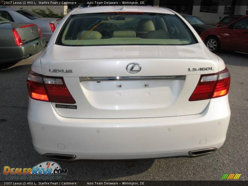 2007 Lexus LS 460 L Starfire Pearl / Cashmere Photo #6