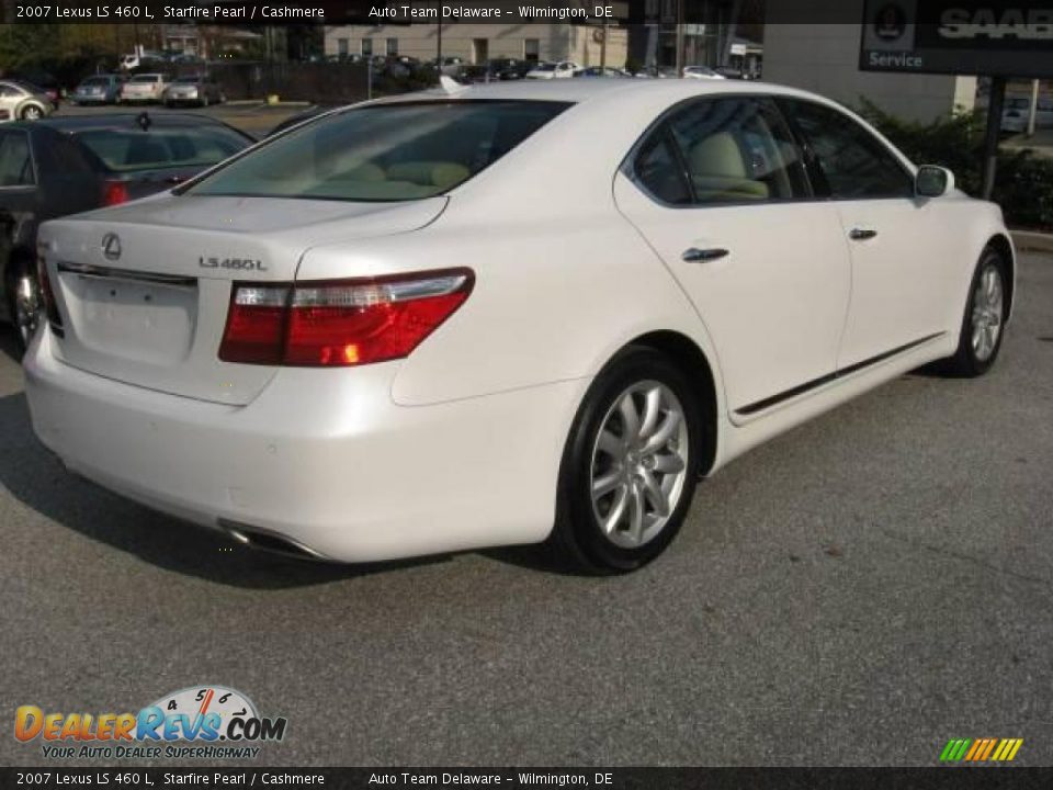 2007 Lexus LS 460 L Starfire Pearl / Cashmere Photo #7