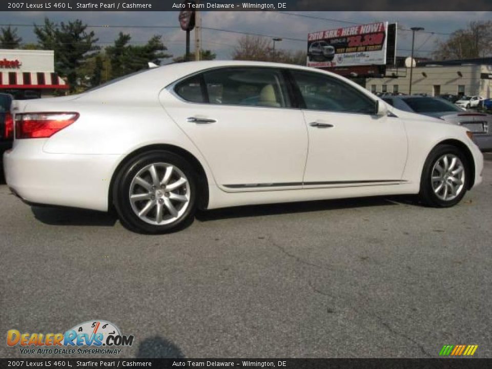 2007 Lexus LS 460 L Starfire Pearl / Cashmere Photo #8