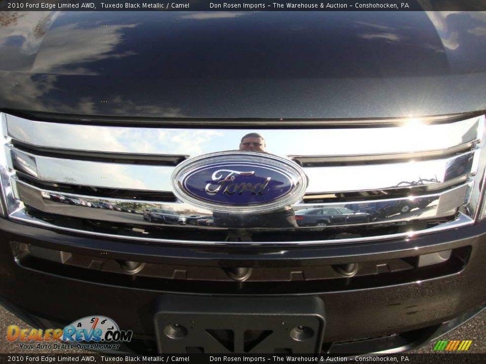 2010 Ford Edge Limited AWD Tuxedo Black Metallic / Camel Photo #31