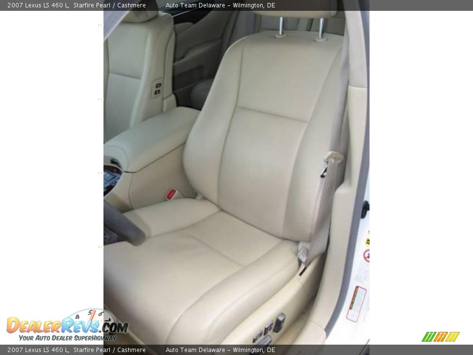 2007 Lexus LS 460 L Starfire Pearl / Cashmere Photo #12