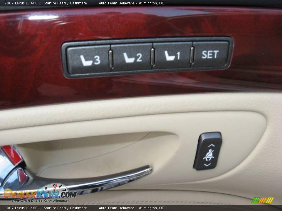 2007 Lexus LS 460 L Starfire Pearl / Cashmere Photo #13