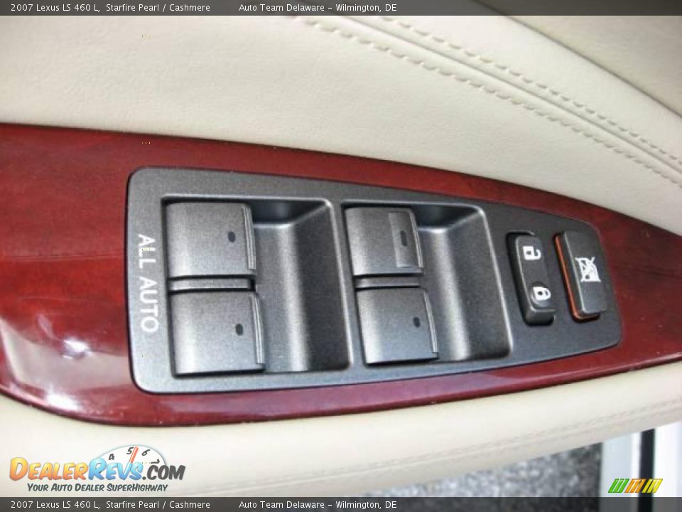 2007 Lexus LS 460 L Starfire Pearl / Cashmere Photo #14