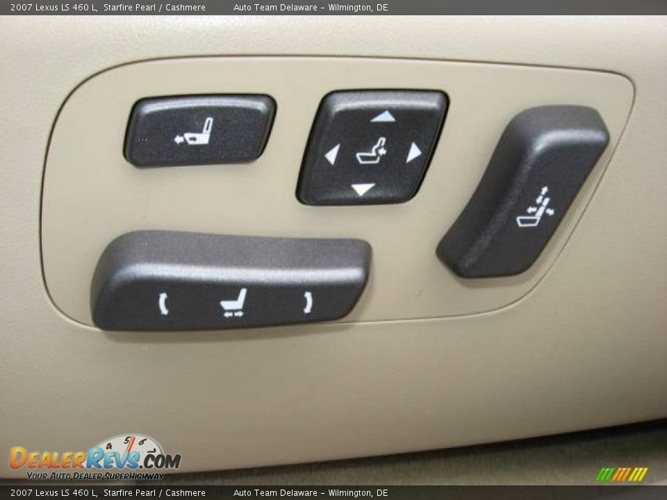 2007 Lexus LS 460 L Starfire Pearl / Cashmere Photo #15