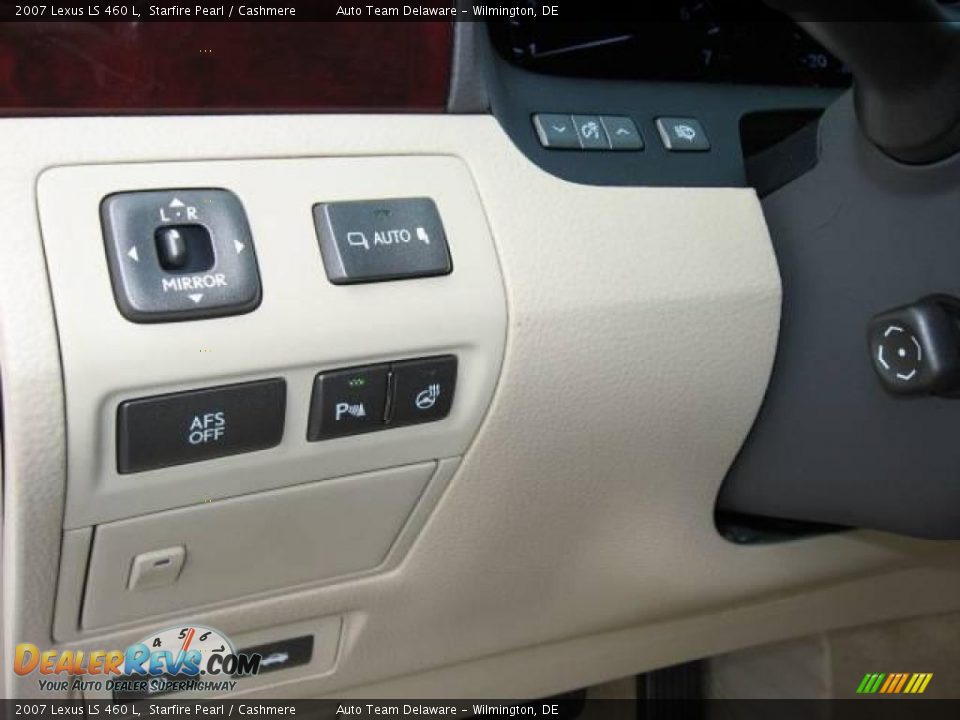 2007 Lexus LS 460 L Starfire Pearl / Cashmere Photo #16