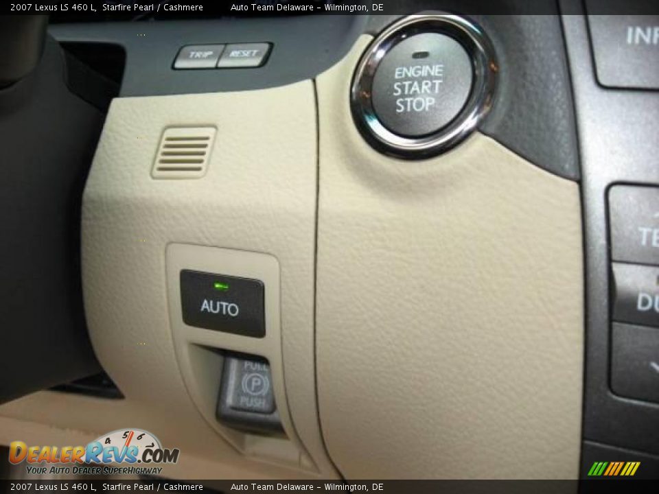 2007 Lexus LS 460 L Starfire Pearl / Cashmere Photo #18