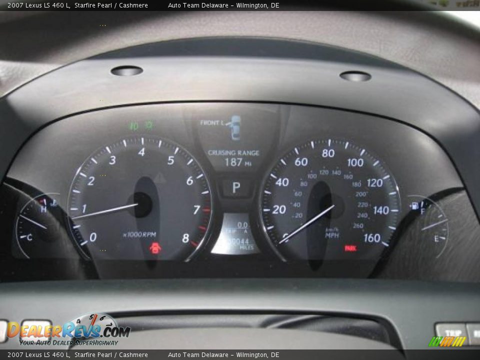 2007 Lexus LS 460 L Starfire Pearl / Cashmere Photo #19