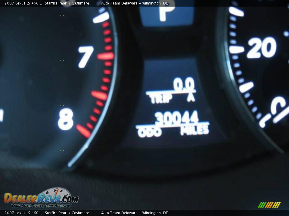 2007 Lexus LS 460 L Starfire Pearl / Cashmere Photo #20