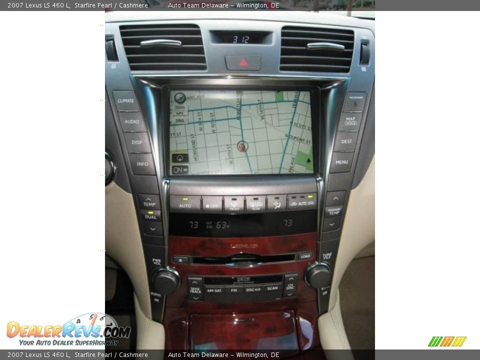 2007 Lexus LS 460 L Starfire Pearl / Cashmere Photo #21