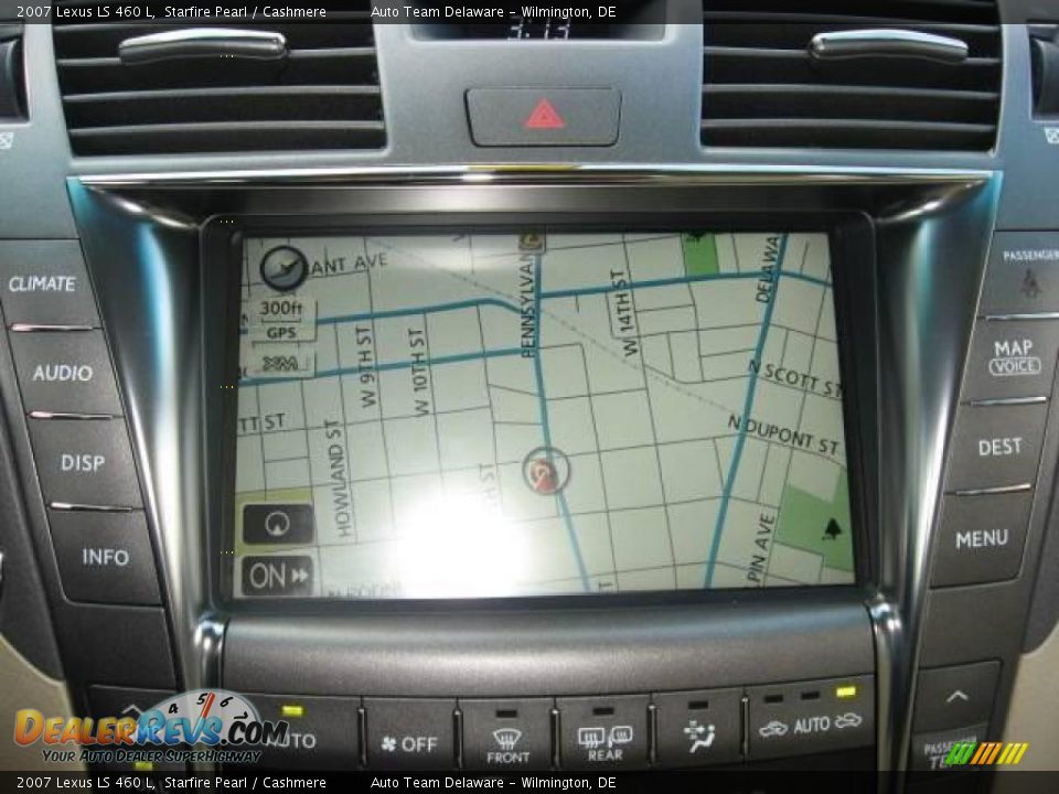 2007 Lexus LS 460 L Starfire Pearl / Cashmere Photo #22