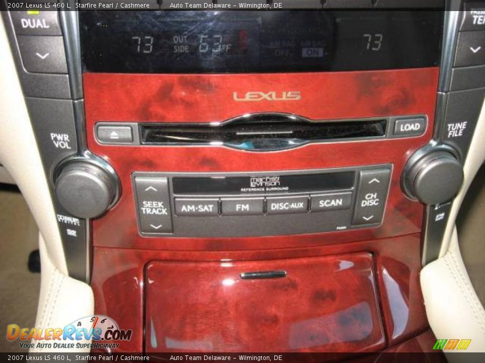 2007 Lexus LS 460 L Starfire Pearl / Cashmere Photo #23