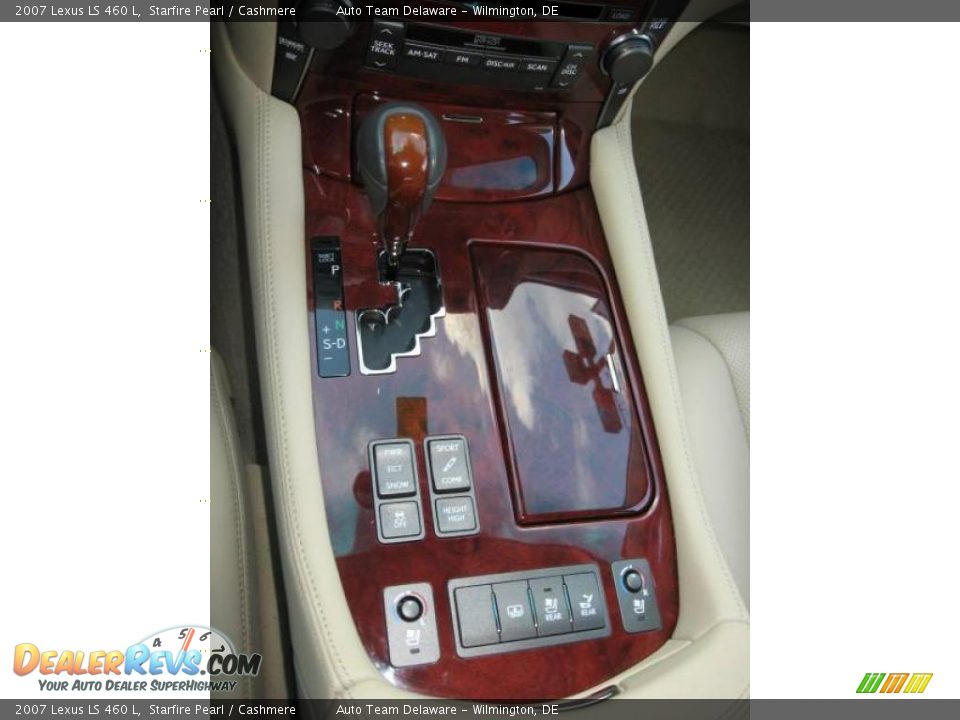 2007 Lexus LS 460 L Starfire Pearl / Cashmere Photo #24