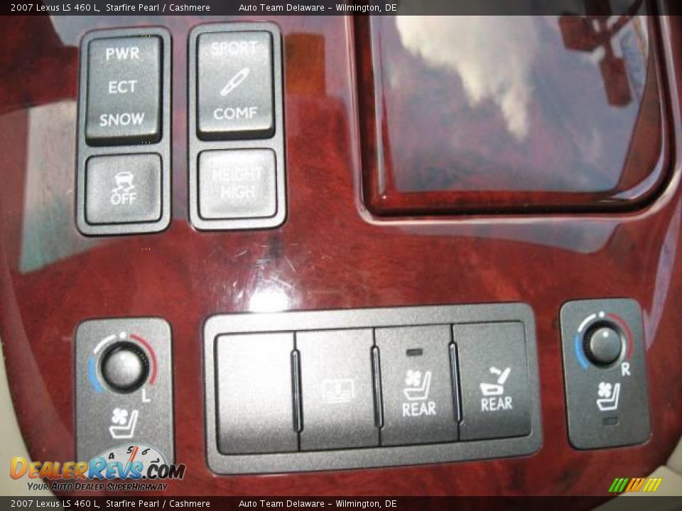2007 Lexus LS 460 L Starfire Pearl / Cashmere Photo #25