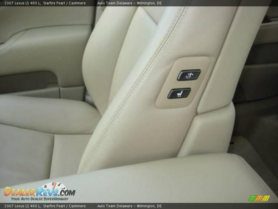 2007 Lexus LS 460 L Starfire Pearl / Cashmere Photo #29