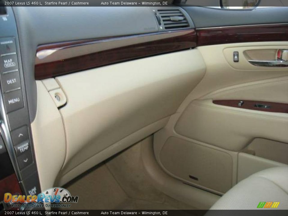2007 Lexus LS 460 L Starfire Pearl / Cashmere Photo #30