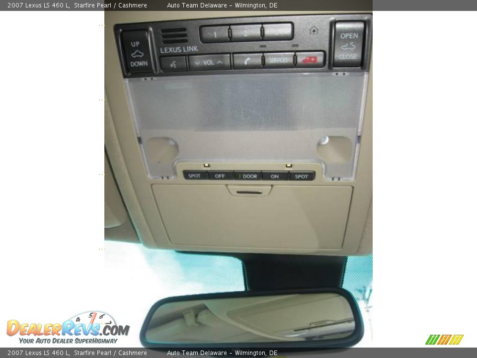 2007 Lexus LS 460 L Starfire Pearl / Cashmere Photo #31